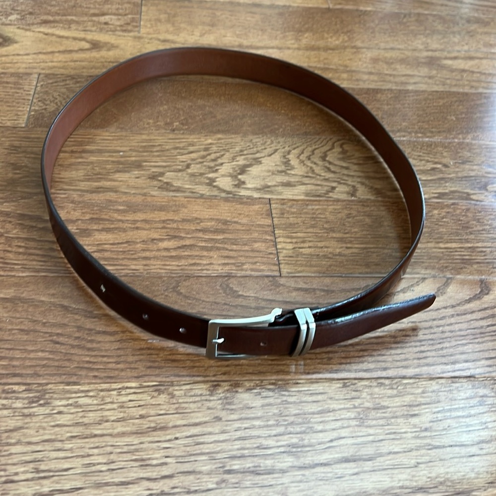Brown men’s belt made in Italy